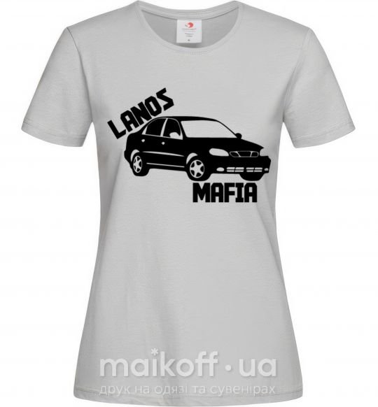 Жіноча футболка Lanos Mafia Сірий фото