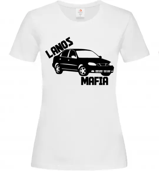 Жіноча футболка Lanos Mafia Білий фото