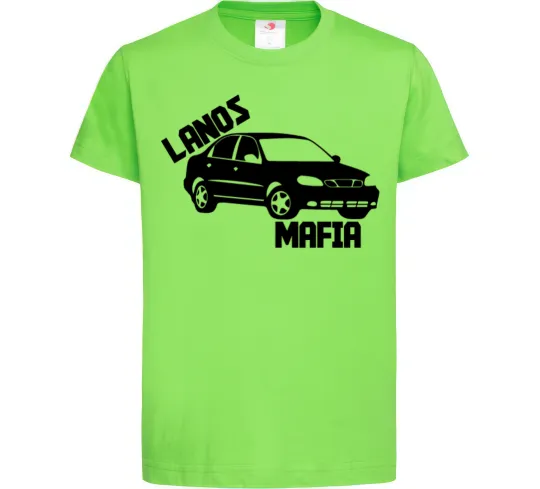 Дитяча футболка Lanos Mafia Лаймовий фото