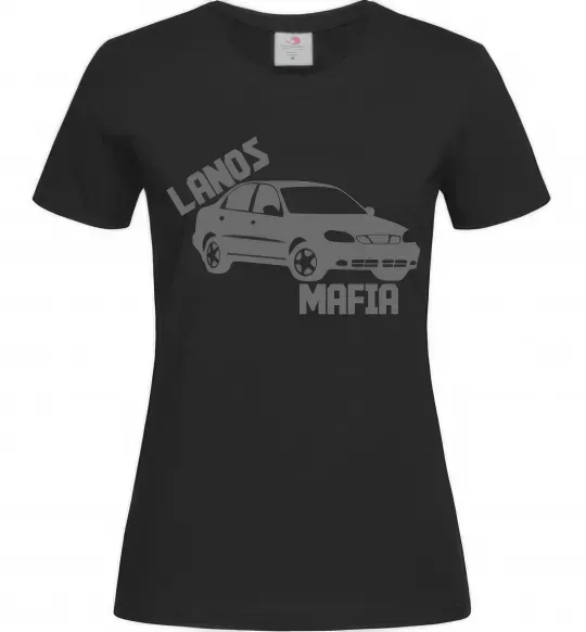 Жіноча футболка Lanos Mafia Чорний фото