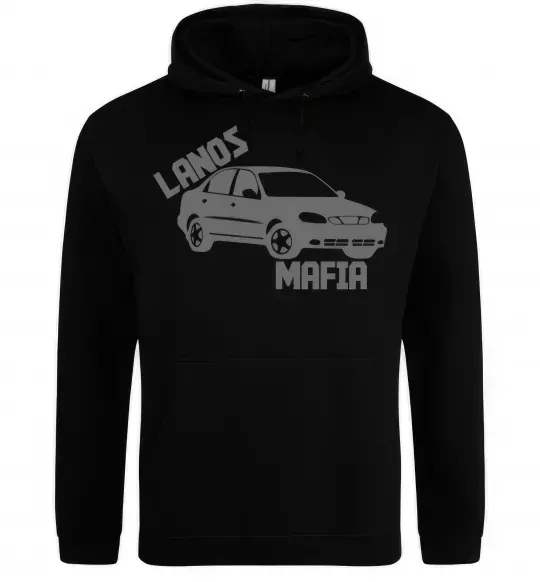 Мужская толстовка (худи) Lanos Mafia Черный фото