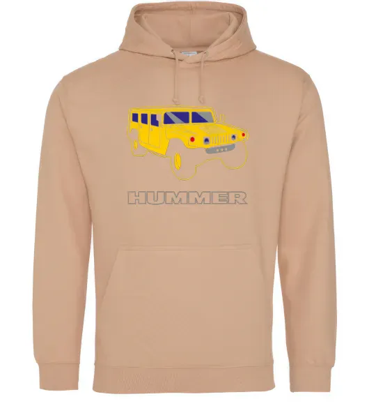 Жіноча толстовка (худі) Hummer Pic Пісочний фото