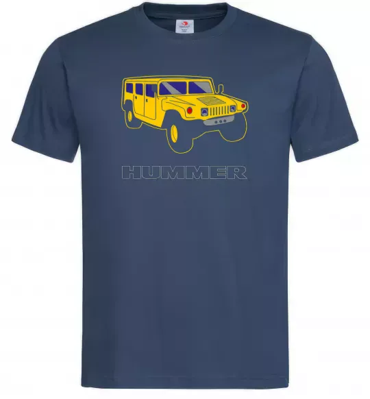 Чоловіча футболка Hummer Pic Темно-синій фото