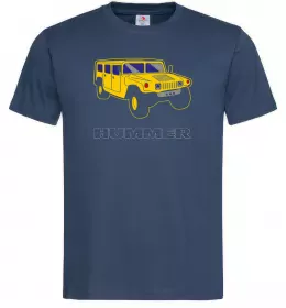 Мужская футболка Hummer Pic Темно-синий фото