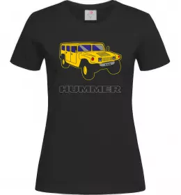 Женская футболка You can drive Hummer Черный фото
