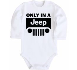 Детский боди Only in a Jeep