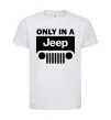 Детская футболка Only in a Jeep Белый фото