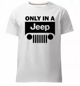 Мужская премиум футболка I <3 Jeep Белый фото Мужская премиум футболка I <3 Jeep Белый фото