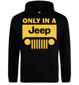 Женская толстовка (худи) You can drive a Jeep Черный фото