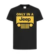 Детская футболка Only in a Jeep Черный фото