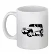 Чашка керамічна JEEP Білий фото