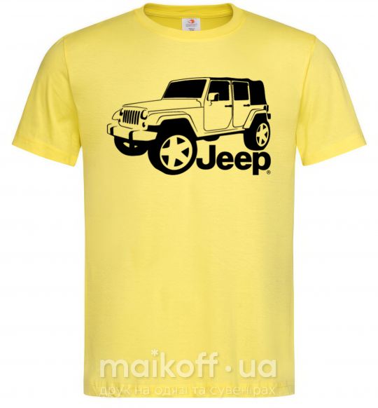 Чоловіча футболка JEEP Лимонний фото