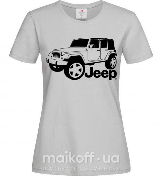 Женская футболка JEEP Серый фото