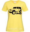 Женская футболка JEEP Лимонный фото