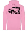 Чоловіча толстовка (худі) JEEP Рожевий фото
