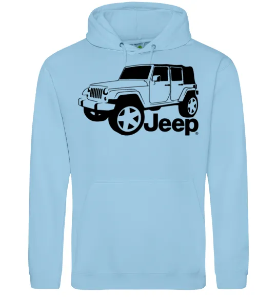 Чоловіча толстовка (худі) JEEP Блакитний фото