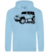 Женская толстовка (худи) JEEP Голубой фото