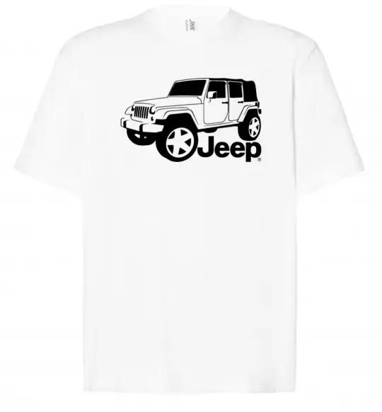 Футболка Оверсайз JEEP Білий фото
