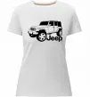 Женская премиум футболка JEEP Белый фото