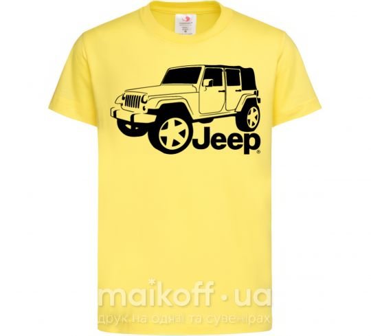 Дитяча футболка JEEP Лимонний фото