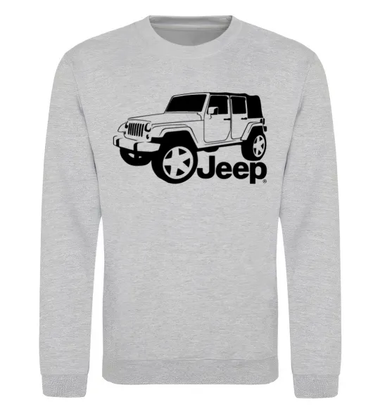 Світшот JEEP Сірий меланж фото