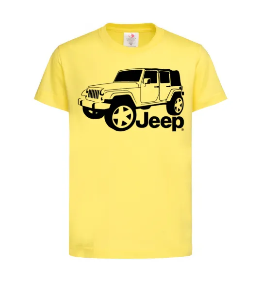Дитяча футболка JEEP Лимонний фото