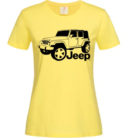 Жіноча футболка JEEP Лимонний фото