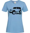 Жіноча футболка JEEP Блакитний Жіноча футболка JEEP Блакитний фото