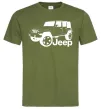 Мужская футболка JEEP Оливковый фото