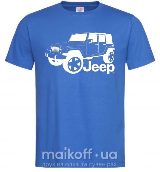 Чоловіча футболка JEEP Яскраво-синій фото