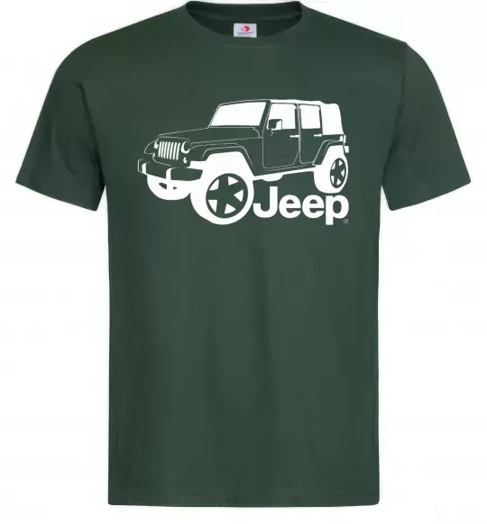 Мужская футболка JEEP Темно-зеленый фото
