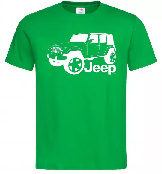 Мужская футболка JEEP Зеленый фото