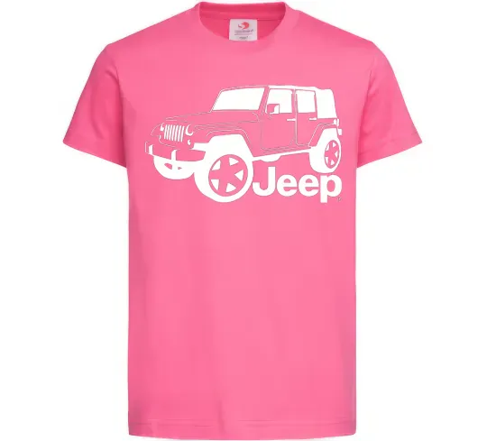 Дитяча футболка JEEP Яскраво-рожевий фото