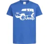 Дитяча футболка JEEP Яскраво-синій фото