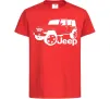 Дитяча футболка JEEP Червоний фото