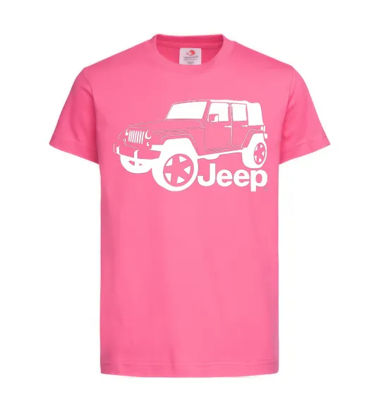 Дитяча футболка JEEP Яскраво-рожевий фото