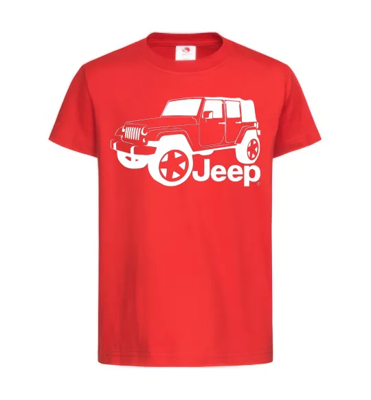 Дитяча футболка JEEP Червоний фото