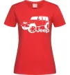 Жіноча футболка JEEP Червоний Жіноча футболка JEEP Червоний фото