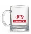 Чашка скляна Kia Motors Прозорий фото
