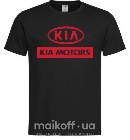 Чоловіча футболка Kia Motors Чорний фото