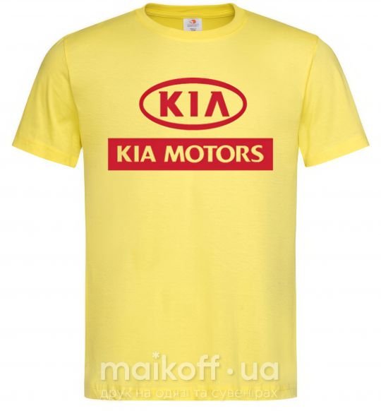 Чоловіча футболка Kia Motors Лимонний фото