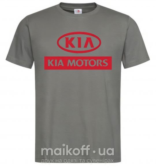 Чоловіча футболка Kia Motors Графіт фото
