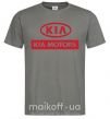 Чоловіча футболка Kia Motors Графіт фото