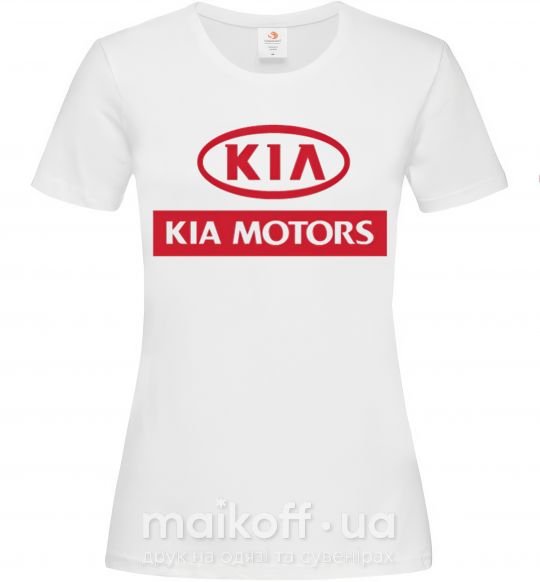 Жіноча футболка Kia Motors Білий фото