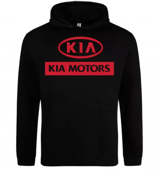Мужская толстовка (худи) Kia Motors Черный фото
