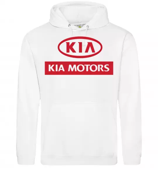Мужская толстовка (худи) Kia Motors Белый фото