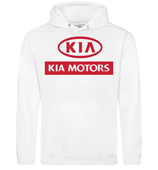 Женская толстовка (худи) Kia Motors Белый фото