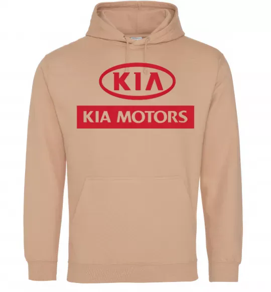 Женская толстовка (худи) Kia Motors Песочный фото