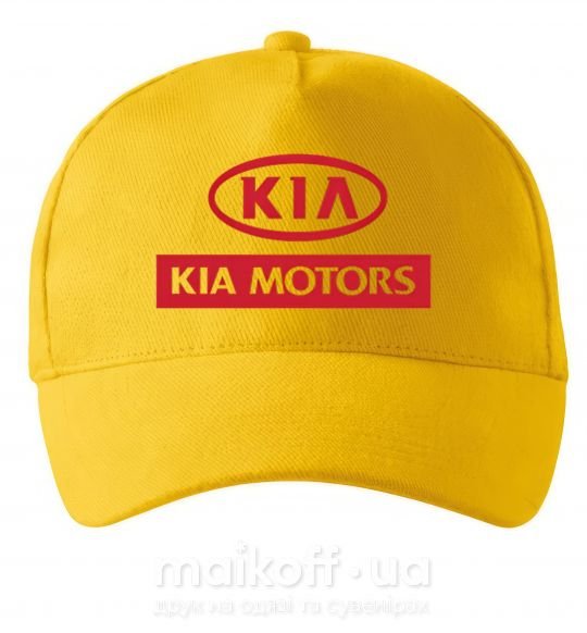 Кепка Kia Motors Солнечно желтый фото