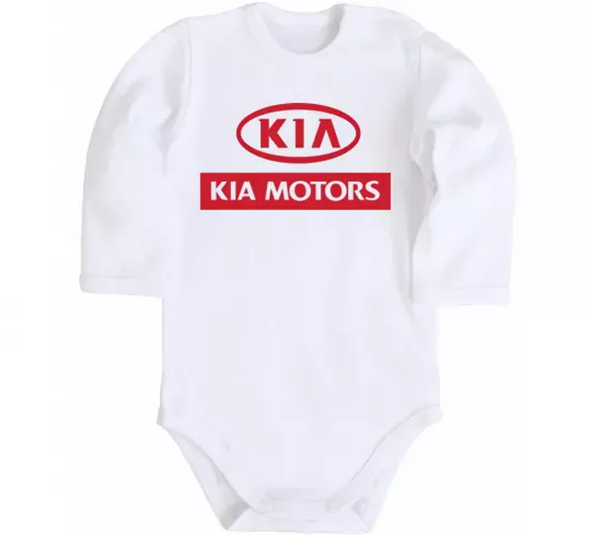 Детский боди Kia Motors Белый фото
